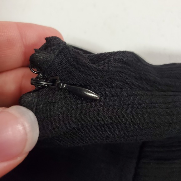 Forever 21 Womens Embroidered Fairy Grunge Babydoll‎ Tank Size XL Black Preppy - Picture 8 of 10